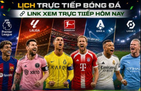 Website tổng hợp lịch thi đấu đa giải đấu